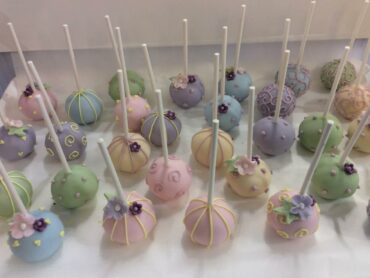 Cake pops λουλουδάκια