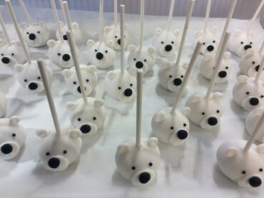 Πολική αρκούδα cake pops